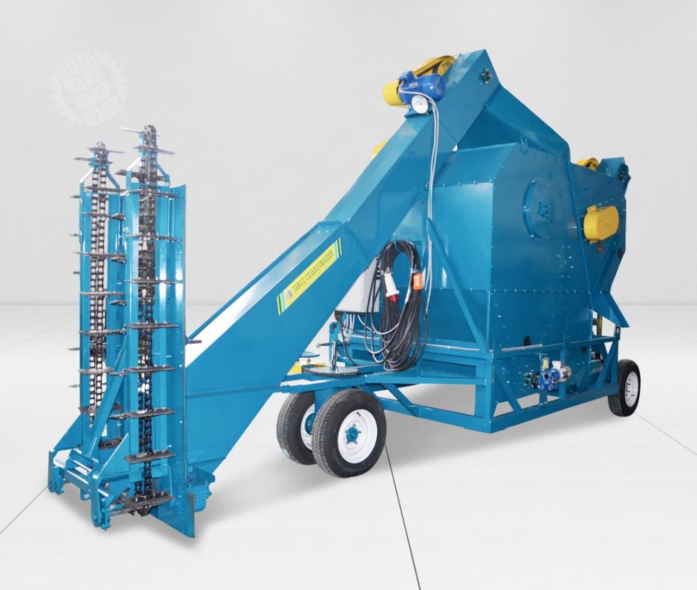 Önmobil gabonatisztító és gabonarakodó OVP-70L